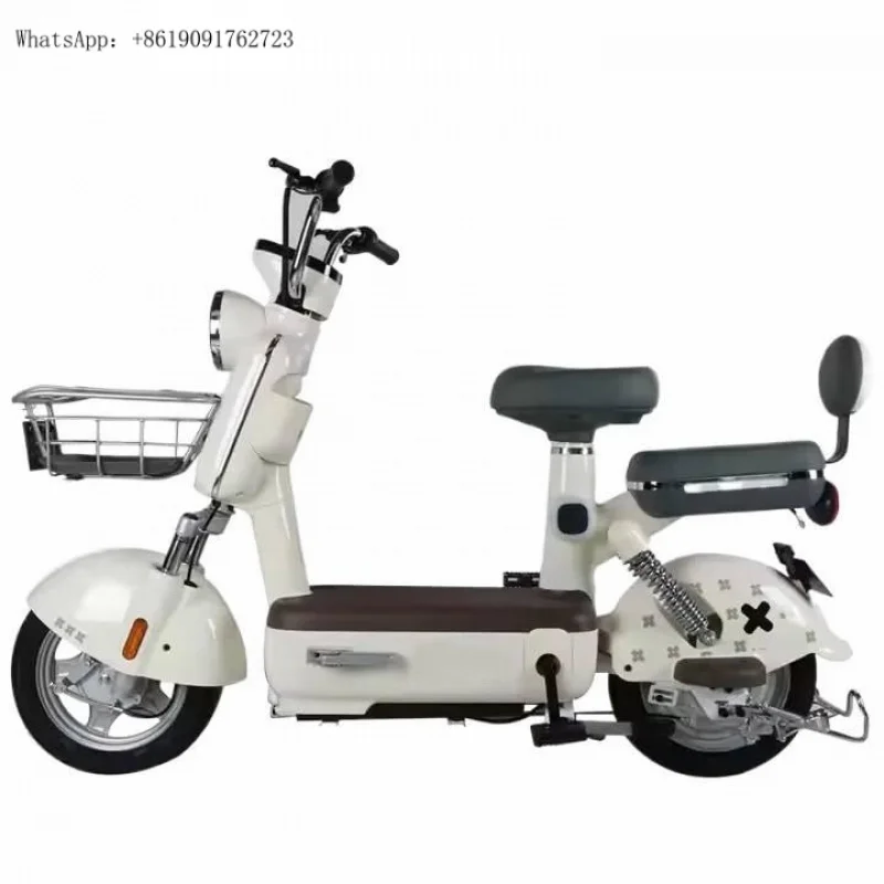 

High-end Smart Electric Bicycles Suitable For Daily Commuting In Cities, Equipped With Cargo Baskets. Direct Sales From Th