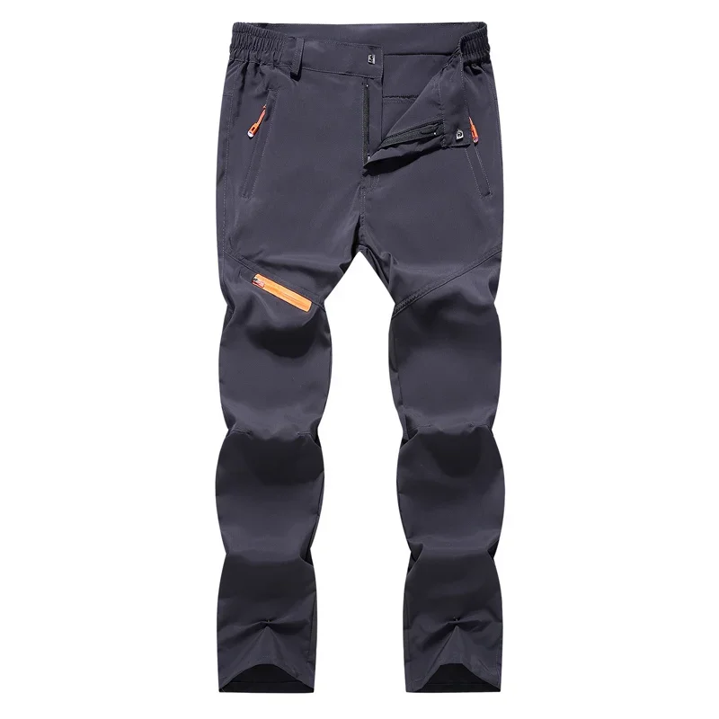 Men's Pants Camping Hiking Summer Quick Dry Water Resistant Zipper Pockets Lightweight Outdoor Fishing Climbing Trouser