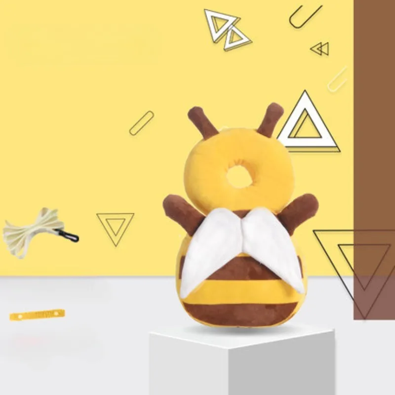 Baby Anti-Fall Learn-to-Walk Pillow Head Protection with Traction Rope - Essential Safety Aid for Toddlers Walking Development