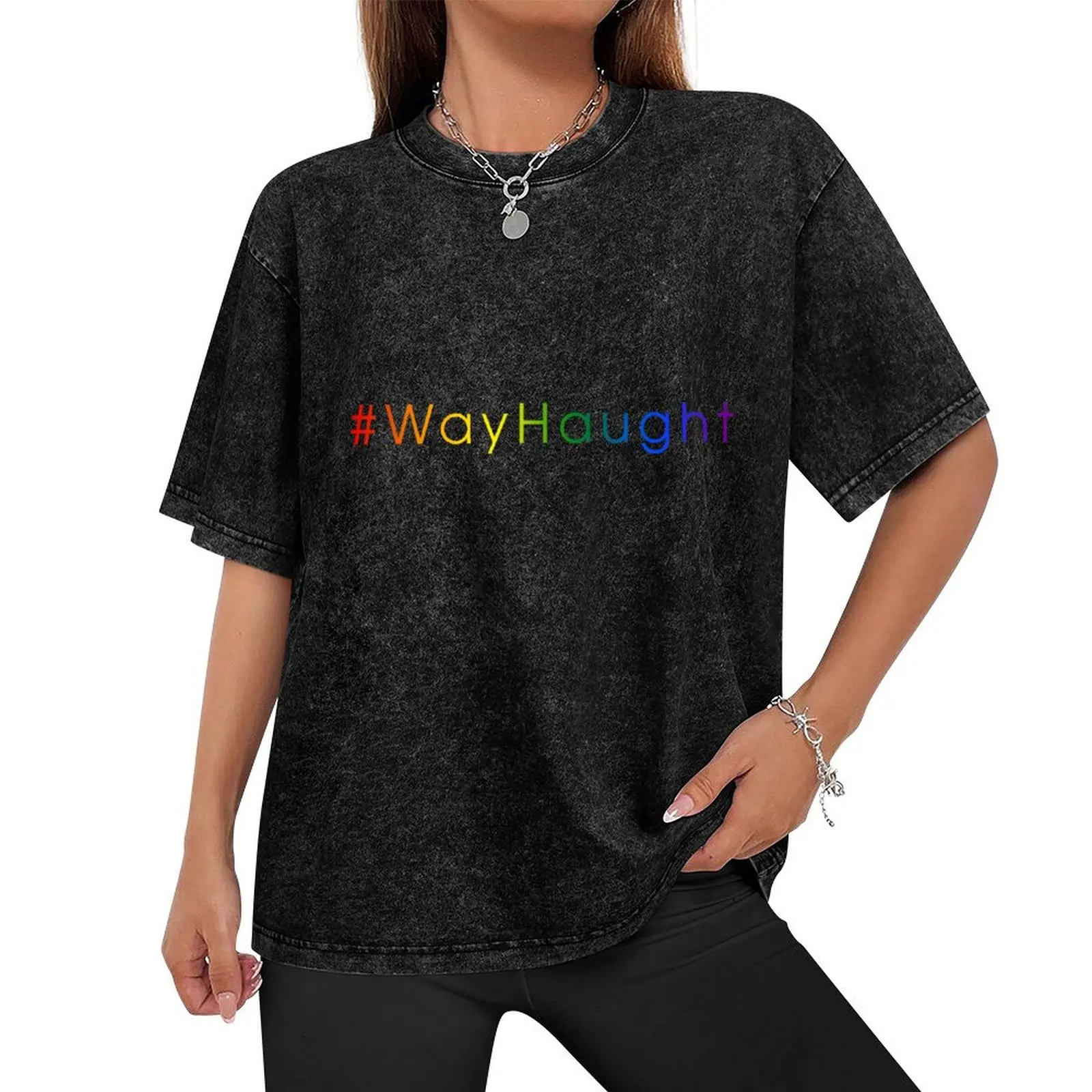 Wynonna Earp - #WayHaught T-Shirt man t shirt aesthetic clothes rapper graphic tees designer shirts workout shirts for men