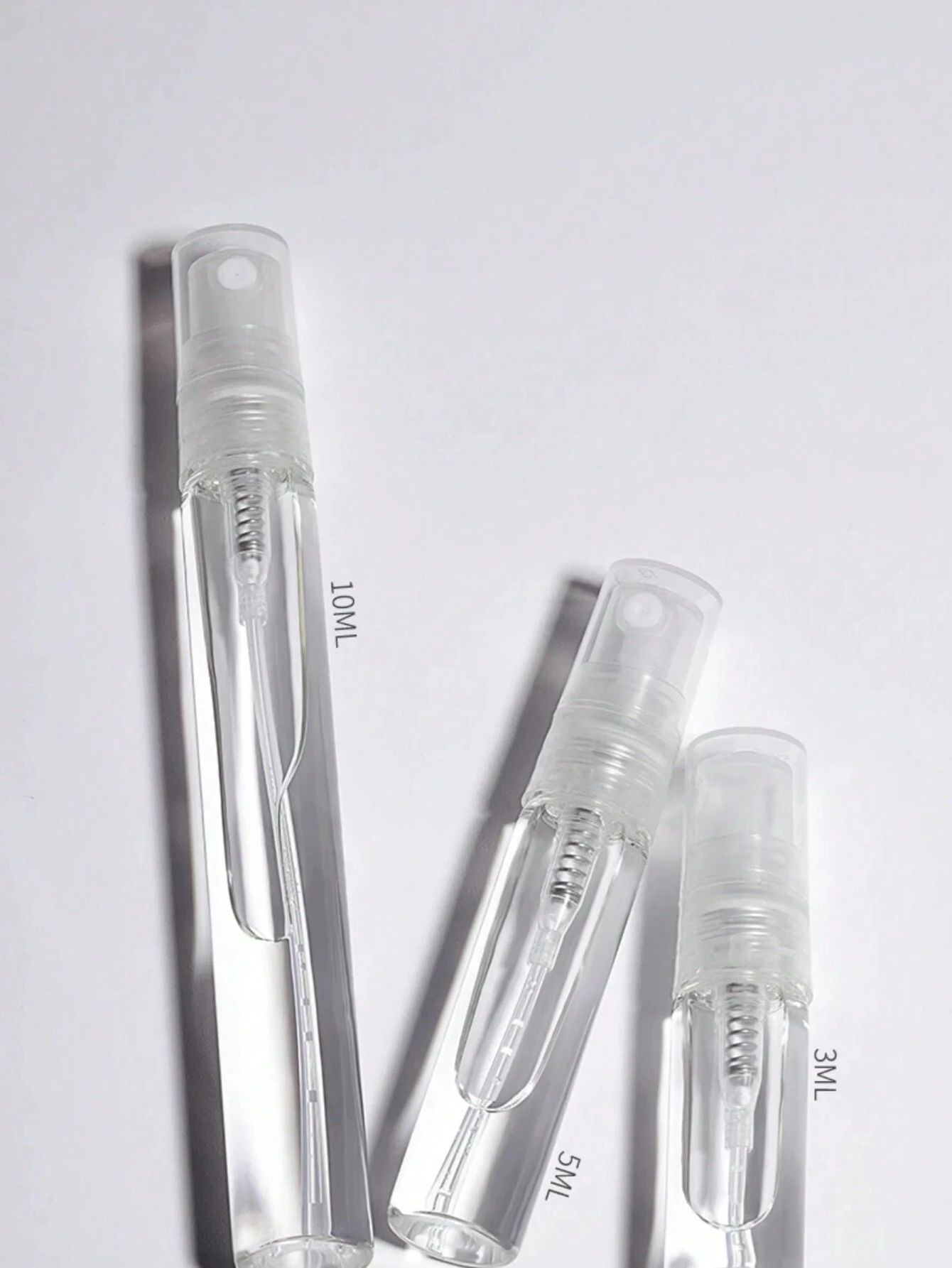 5 個 4 アクセサリー 2/3/5/10 ml ポータブル香水スプレーボトル 5 スプレーボトル、2 漏斗、2 調剤ディーバ付き