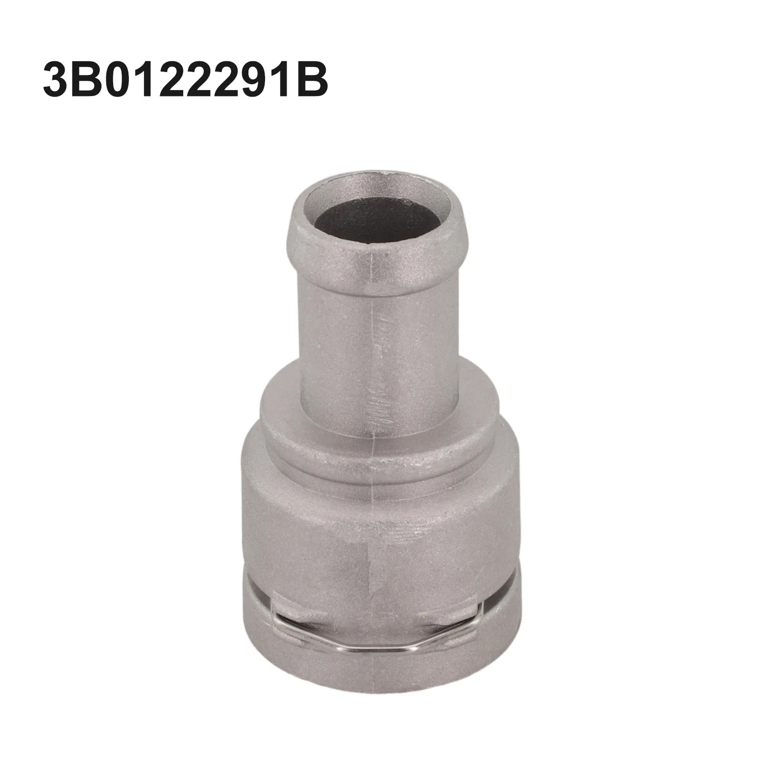 Car Maintenance Aluminium Heater Hose Connector 3B0122291B Connector Brand New Easy Installation High Reliability