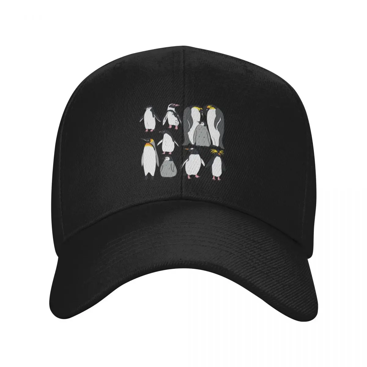 

Cute penguin pattern Baseball Cap Icon Custom Cap Gentleman Hat New In The Hat Women Caps Men's