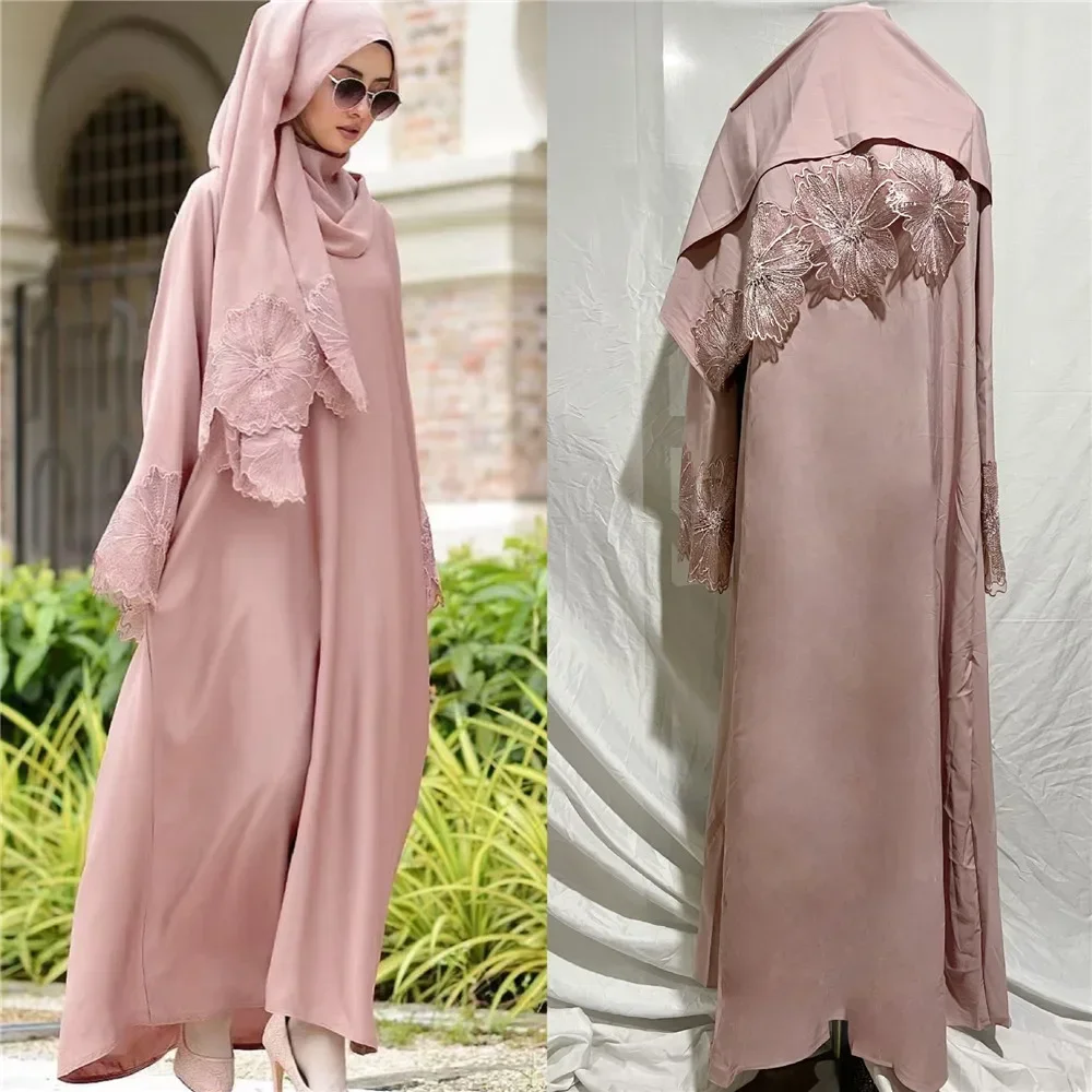 

Eid Ramadan Abaya Muslim Women Modest Prayer Hijab Dress Turkey Arab Kaftan Party Dubai Saudi Islam Gown Jalabiya Vestido Kebaya