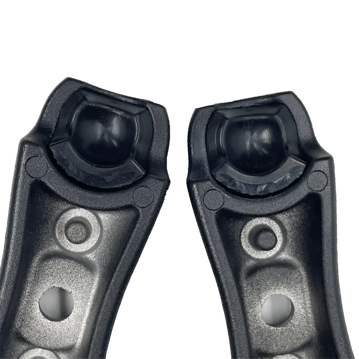 A56XQ Braccio a doppia presa per moto in lega di alluminio per 17mm-25mm Testa a sfera Clip Adattatore di montaggio Estensione Braccio girevole Supporto RAM A