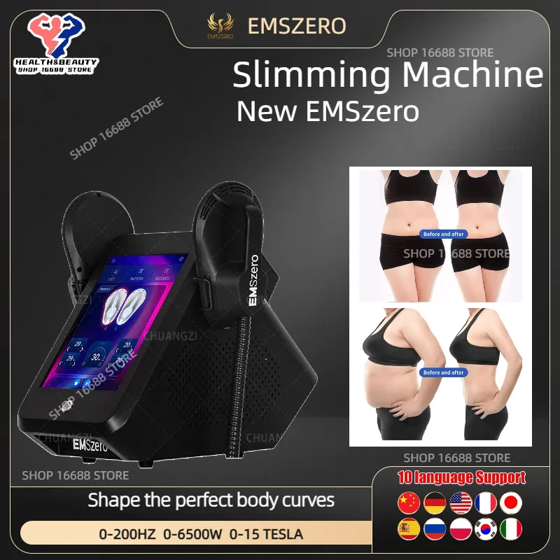 

Professional New Upgrade Emszero Neo RF Body Slim Machine Build Muscle Fat Burning EMS Equipment EMSzero Neo Nova Machine