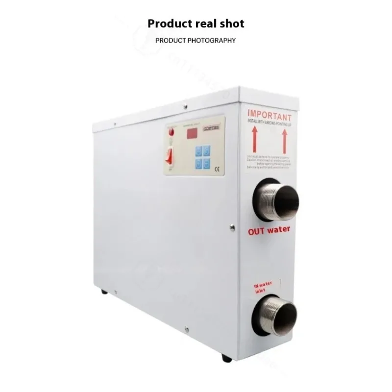 5.5WK-18KW New 220V/380V Pool Heater Electric Swimming Pool Heater SPA Touch Screen Smart Thermostat Heater Swimming Pool