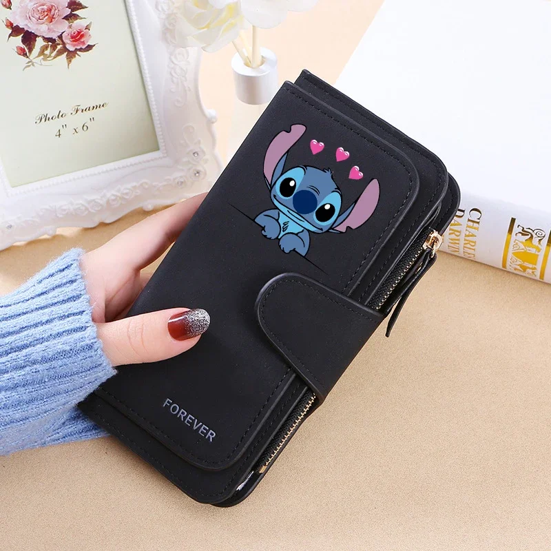 Lilo & Stitch Wallet Women Wallets Card Wallet Coin Wallet Women Bags for Women Purse ID Wallets Female Coin Purse Kawaii Gift