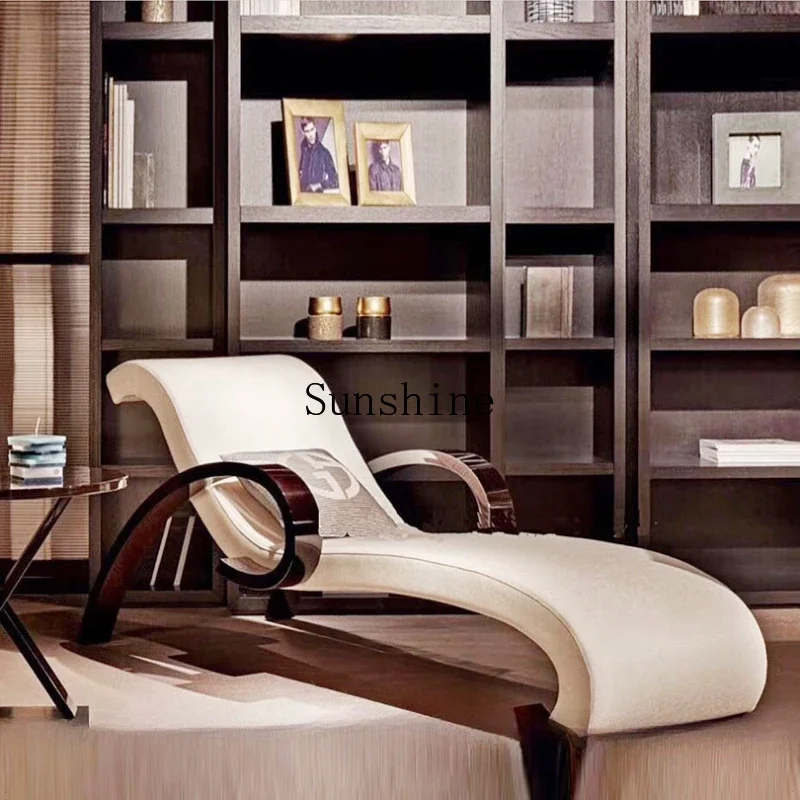 Hong Kong-style concubine chair bedroom leisure recliner beauty sleeping collapse