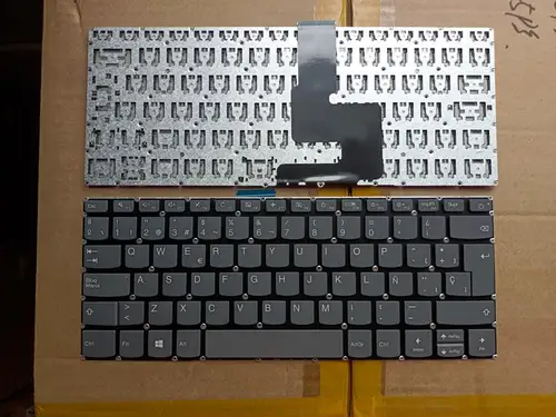 Teclado español sin retroiluminación para Lenovo Yoga, nuevo accesorio para Lenovo Yoga 520-14 520 -14IKB 120S-14IAP V14-IWL V14-IIL V14-IKB, sin retroiluminación (tecla de encendido)
