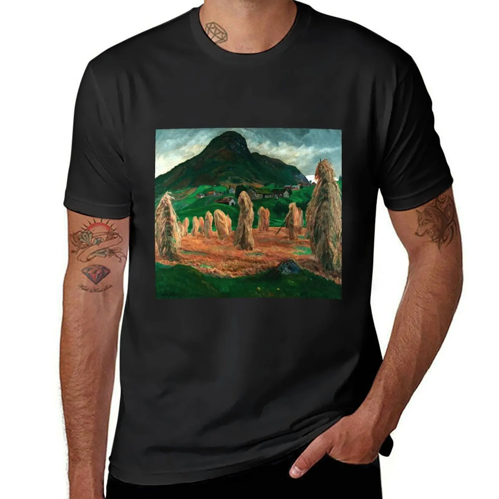 

Nikolai Astrup T-shirt boys animal print Blouse fitted t shirts for men