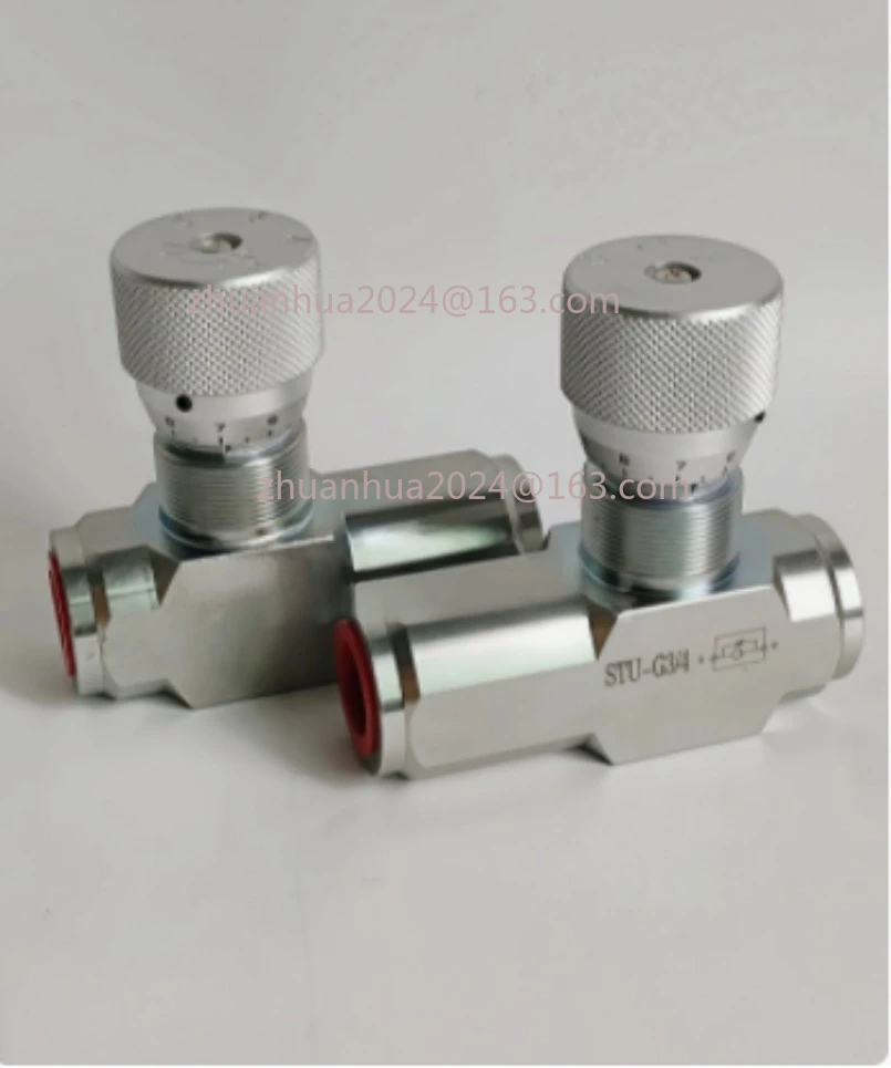 

New 1pc High Pressure Hydraulic Throttle Valve STU-G3/4 One-Way 6-Point Adjustable Governor for Cylinder