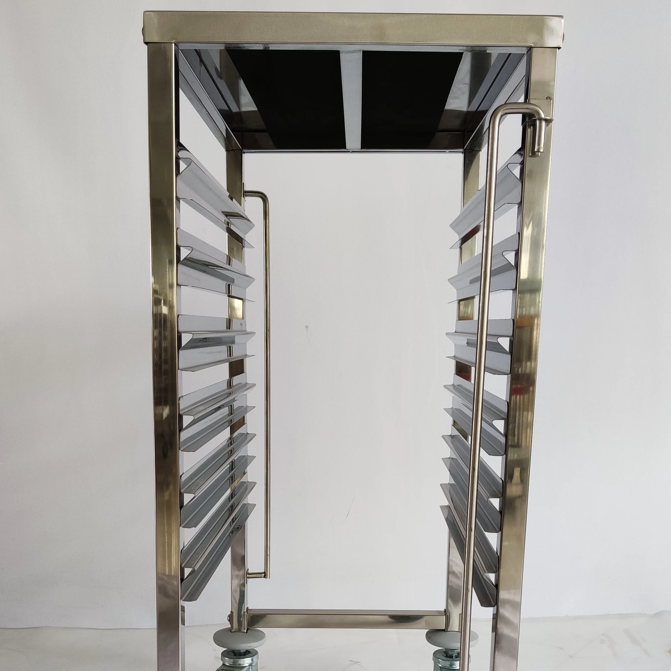 Heavybao Single Row Stainless Steel Gastronorm GN Pan Tray Trolley For Restaurant