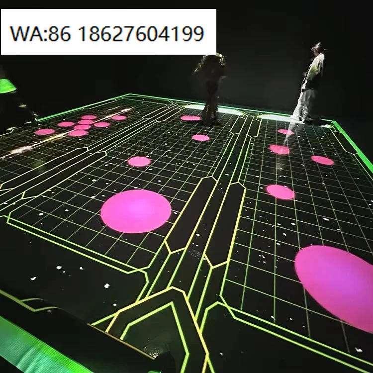 Custom  Multi Sensory Interactive Floor led Game For School Playground Physical Activity
