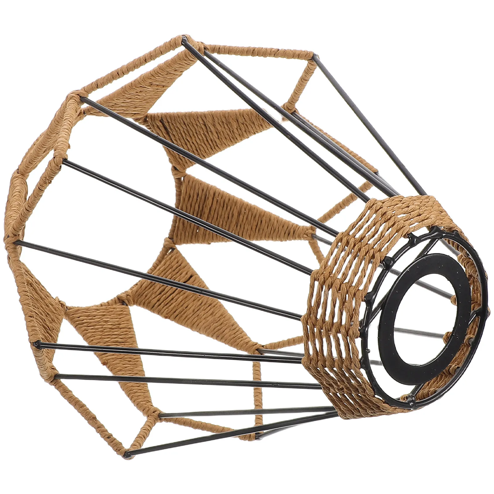 

Винтажный плетеный подвесной светильник из натурального бумажного шпагата ручной работы для столовой, чайной комнаты, ресторана, дома