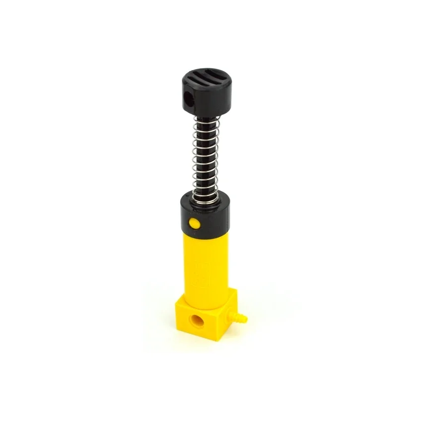 MOC Bricks Technical Parts Pneumatic Pump Small (6L) V2 with Reinforced Cylinder 47225 19478 4697 Compatible With 8800 Blocks