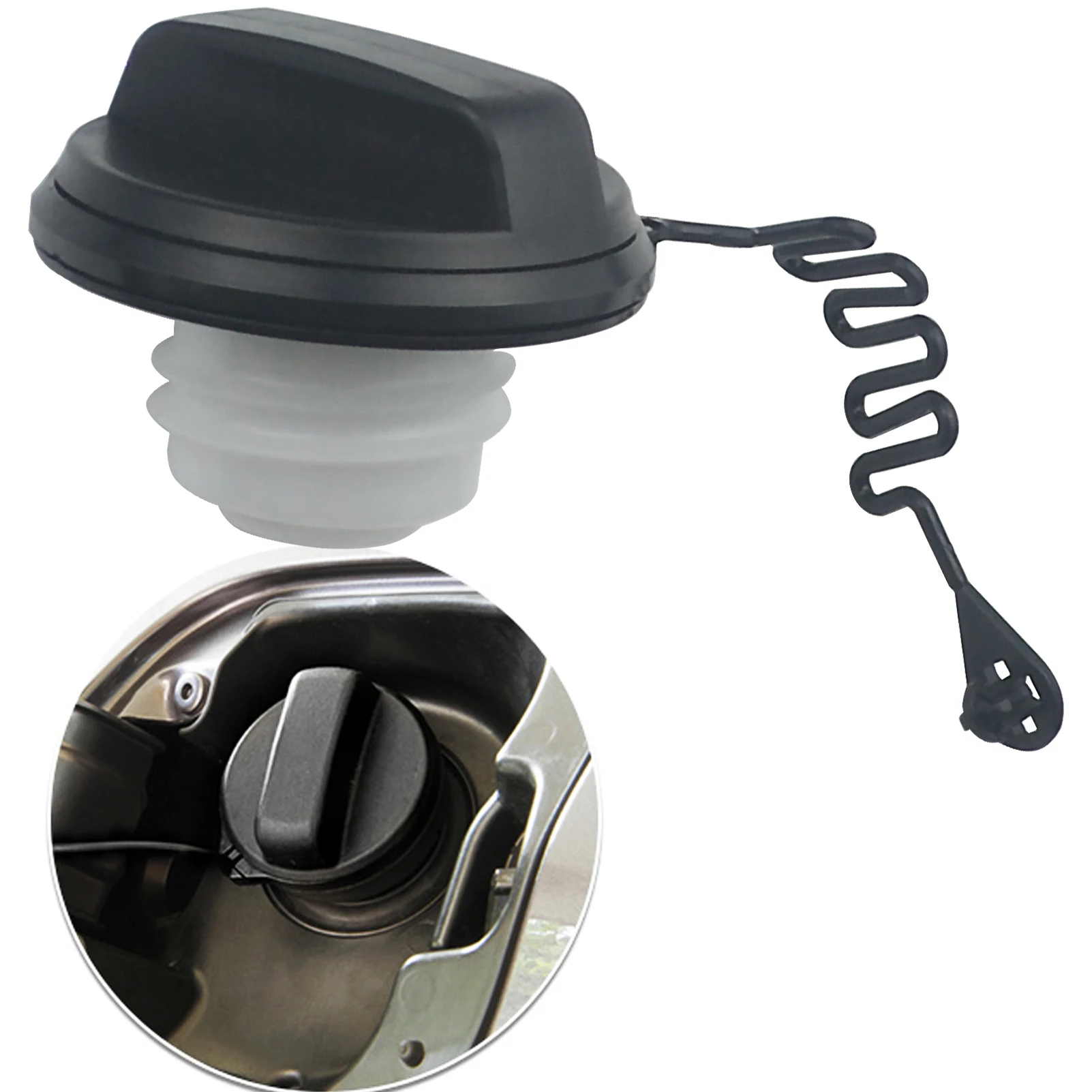 

Fuel Tank Filler Cap Replacement Door Housing Petrol Fuel Tank Filler Cap 1580852 for Ford Fiesta MK5 2001-2008 Transit MK8