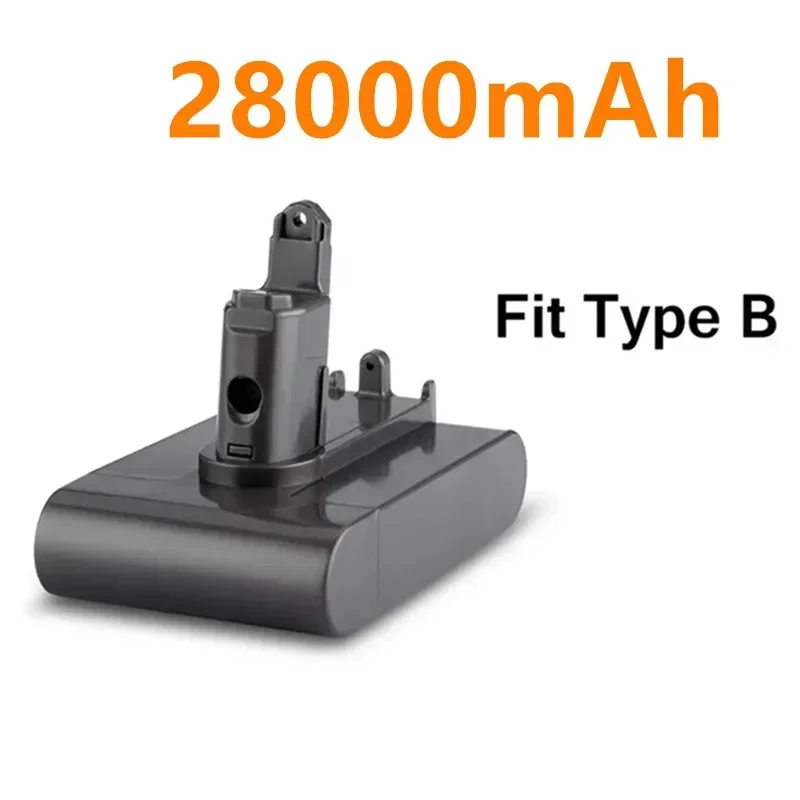 2024 New 22.2V 28000mAh Li-ion Vacuum Battery A and B for Dyson DC35, DC45 DC31, DC34, DC44, DC31 Animal DC35 Animal & 28Ah