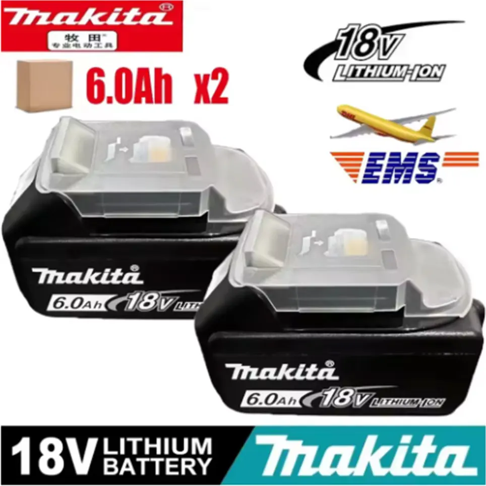

Makita 6Ah/6000mAh Makita New Genuine 18V Battery BL1830B BL1850B BL1850 BL1840 BL1860 BL1815 Replacement Lithium Battery