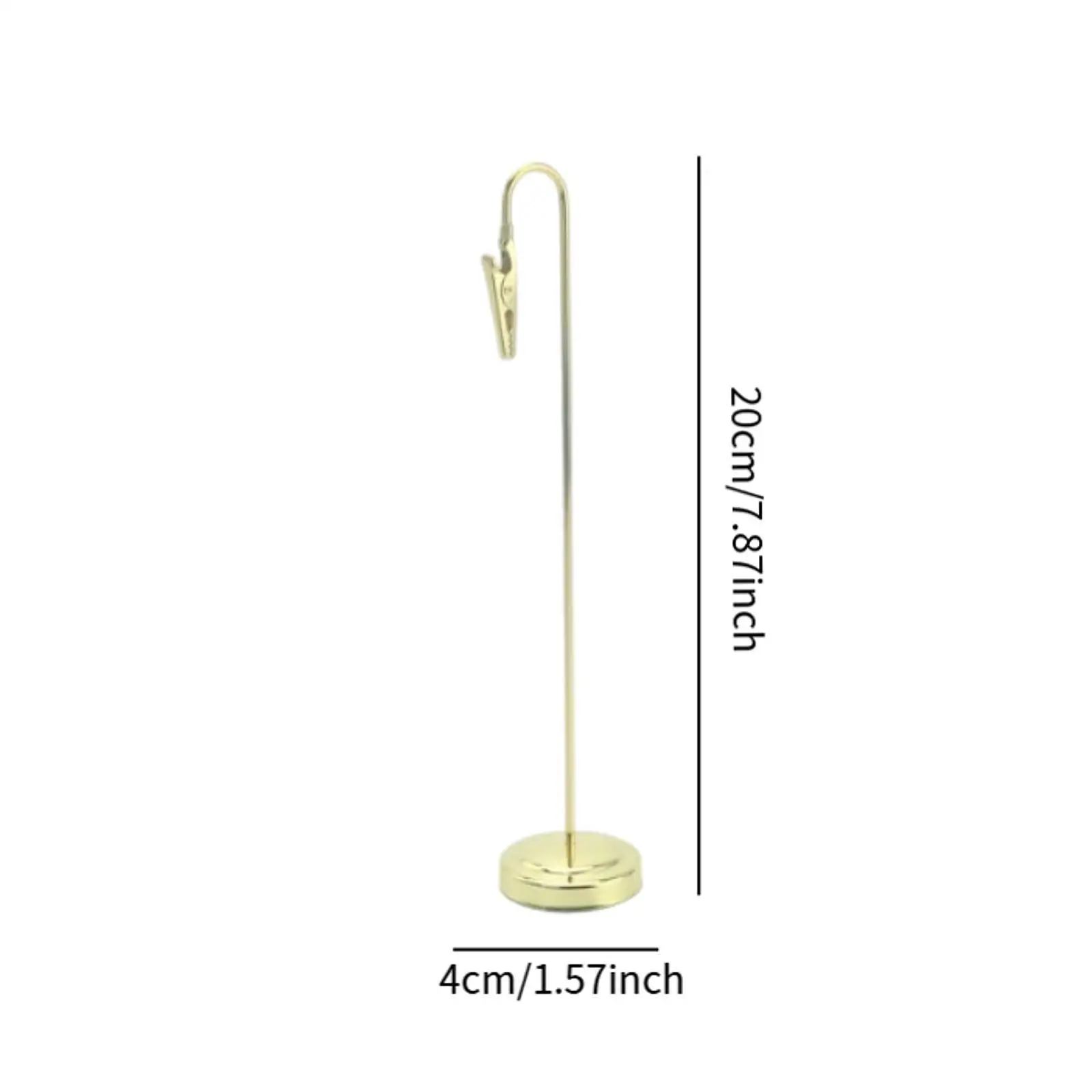 Table Number Holder Picture Bracket with Clip Desktop Table Card Name Stand for Party Wedding Table Decor Restaurants Birthday