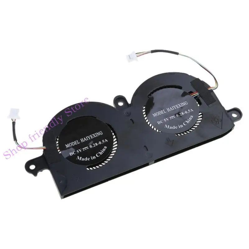

594A CPU Cooling Fan Laptop Cooler Portable Heatsink Fan 5V 0.40A 4pin Radiator