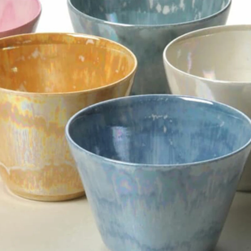 50ml Rainbow Water Electric Kiln Low Temperature Seven-color Gold Water Glaze DIY Ceramic Craft Supplies Color Filling Materials