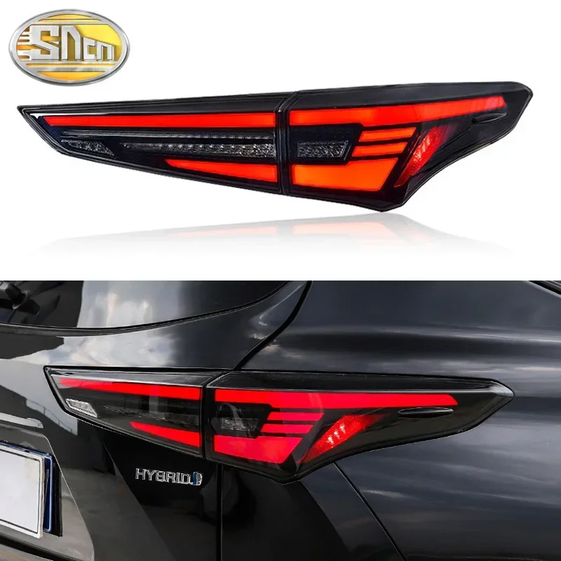 

Rear Running Light + Brake + Reverse Lamp + Dynamic Turn Signal Car LED Taillight Tail Light For Toyota Highlander 2020 - 2022