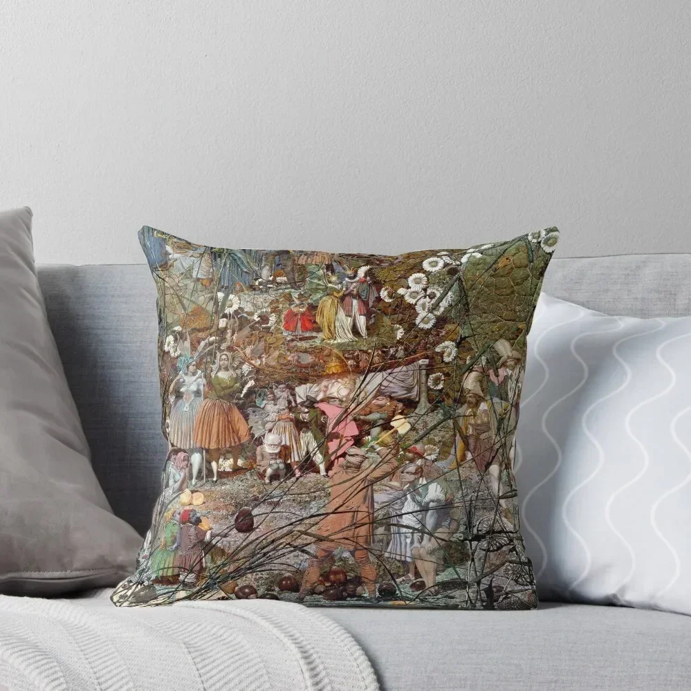 The Fairy Feller's Master Stroke - Richard Dadd Throw Pillow New year Decorative Cover For Living Room pillow