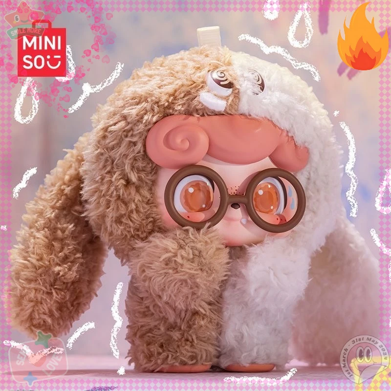 MINISO名創優品 Qbao エモーショナル ファーリーモンスターシリーズ ブラインドボックス サプライズトイ ぬいぐるみペンダント