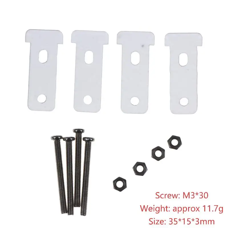TT Gear Motor Mount Bracket T Type Fixed Holder With M3x30 Screws Nuts For Smart Car Chassis Base DIY Robot Project