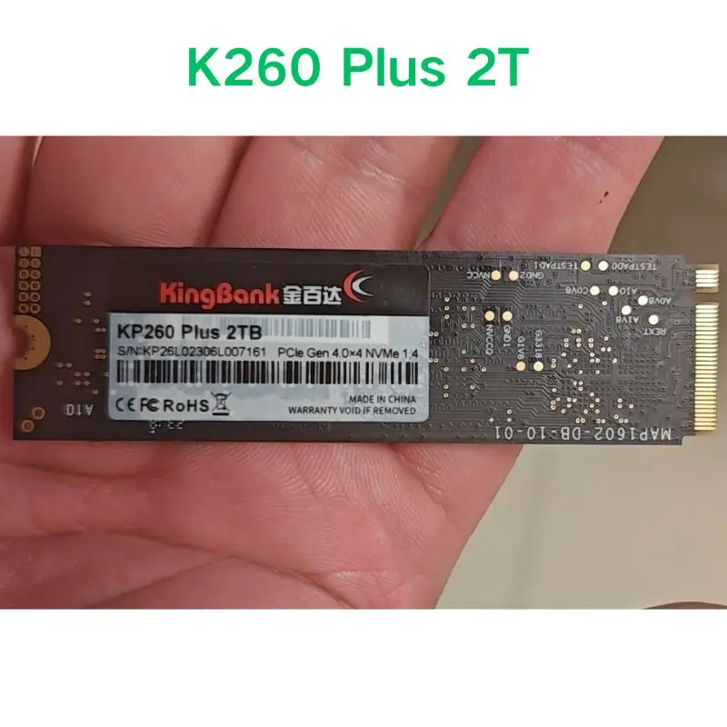 New  K260 Plus 2T Solid State Drive Fast Shipping