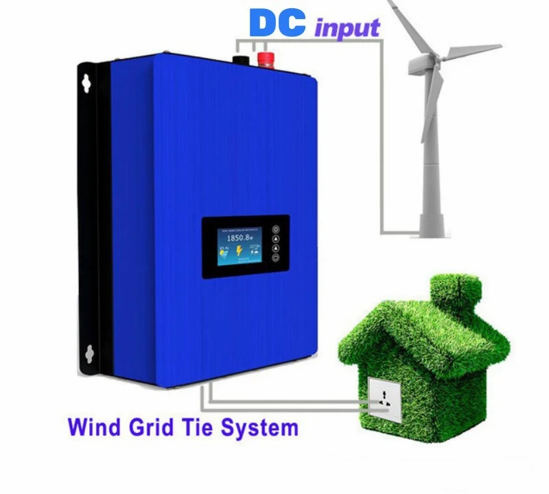 Wind energy inverter control all-in-one machine 2000W household DC wind turbine can be directly connected to the grid inverter