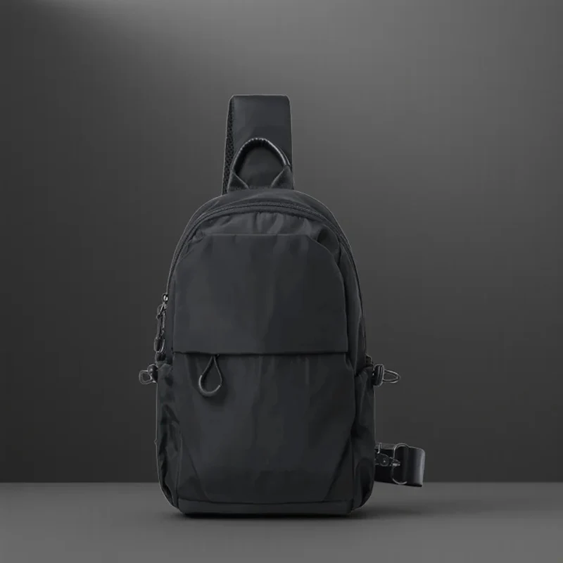 

Мужская нагрудная сумка 11 дюймов iPad USB зарядка Оксфорд водонепроницаемый рюкзак для коротких поездок для мужчин 2024 модная противокражная молния прочная слинг-сумка