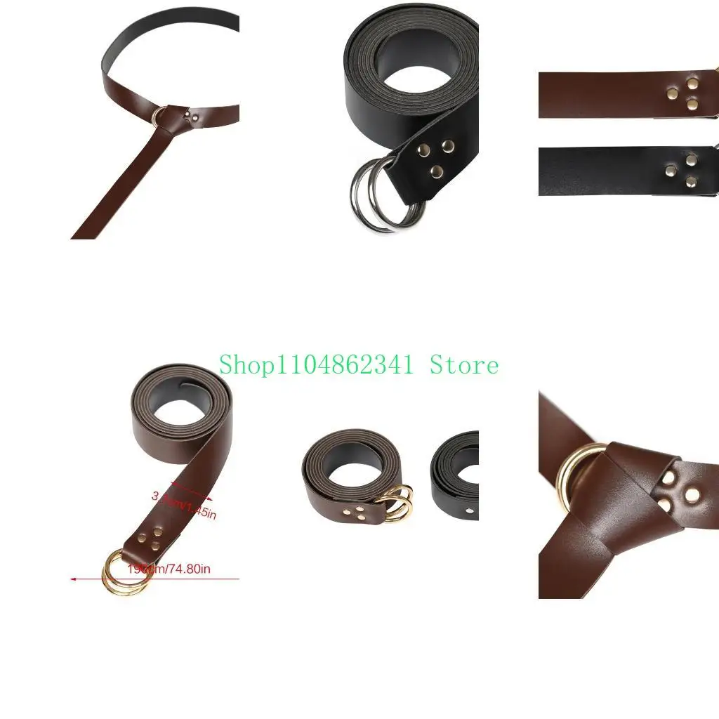 5ASD للجنسين في العصور الوسطى فارس الخصر حزام حزام الدائرة ملحقات أزياء حزام الخصر