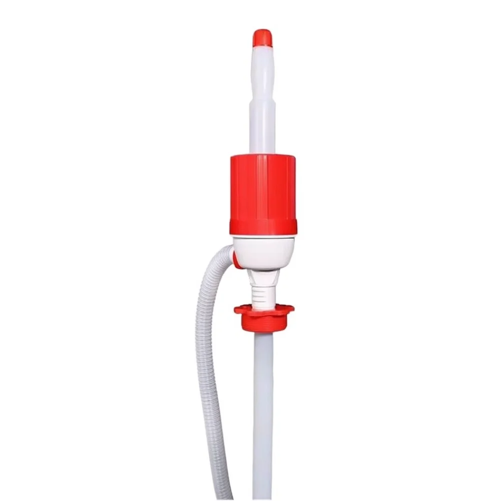 7 For GPM Manual Siphon Drum Pump with 48in PVC Hose Designed for Acid Alkali Fuel Transfer from For 55 Gallon Drums