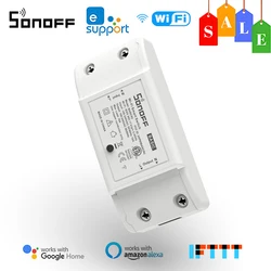 1-20pcs SONOFF Basic-R2 WiFi Smart Switch Yandex Alice Smart Home Control DIY Automation Module Works With Alexa Google Ewelink