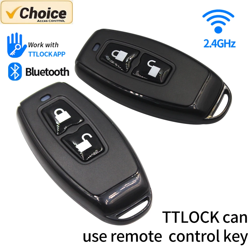 

2.4GHz & 433MHz Wireless Garage Door Opener : TTLock APP Compatible Remote Controller Smart Lock/Home Security, CR2032 Battery
