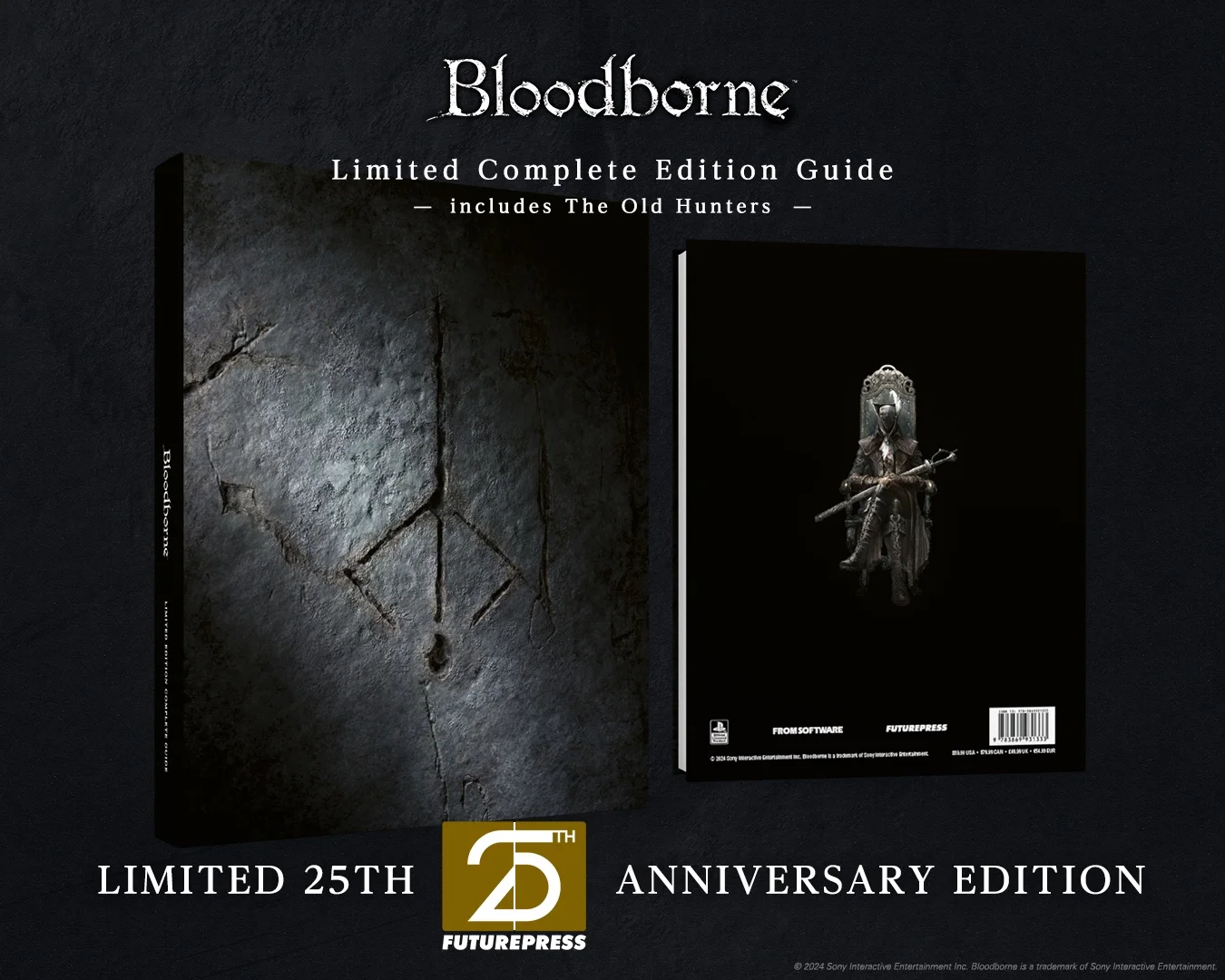 Original Bloodborne Curse, Complete Raiders, with Old Hunter 25th Anniversary Edition BLOODBORNE COMPLETE GUIDE Future Press