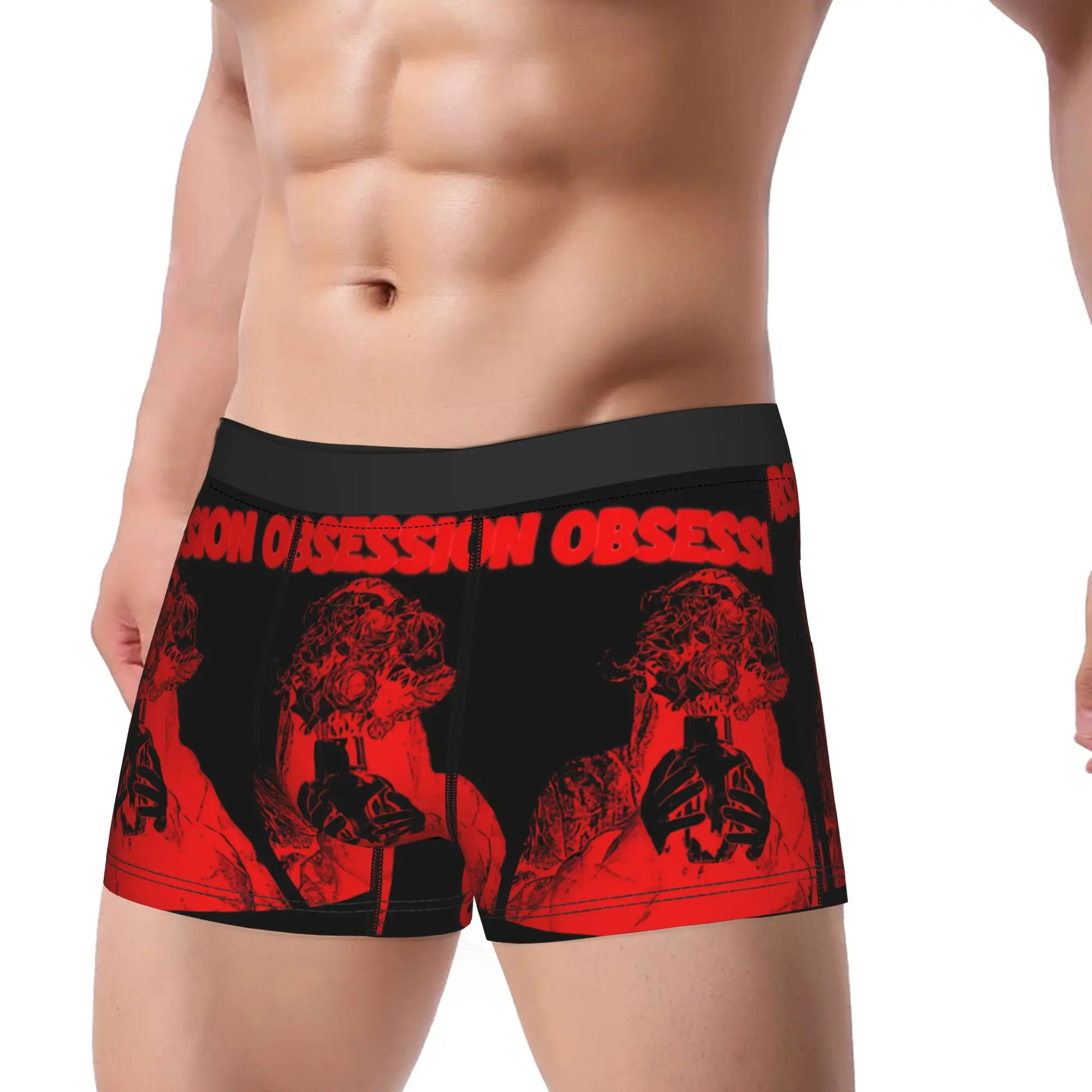 Men Obsession Movie Underwear  Hot Boxer Briefs Shorts Panties Male Soft Underpants Plus Size