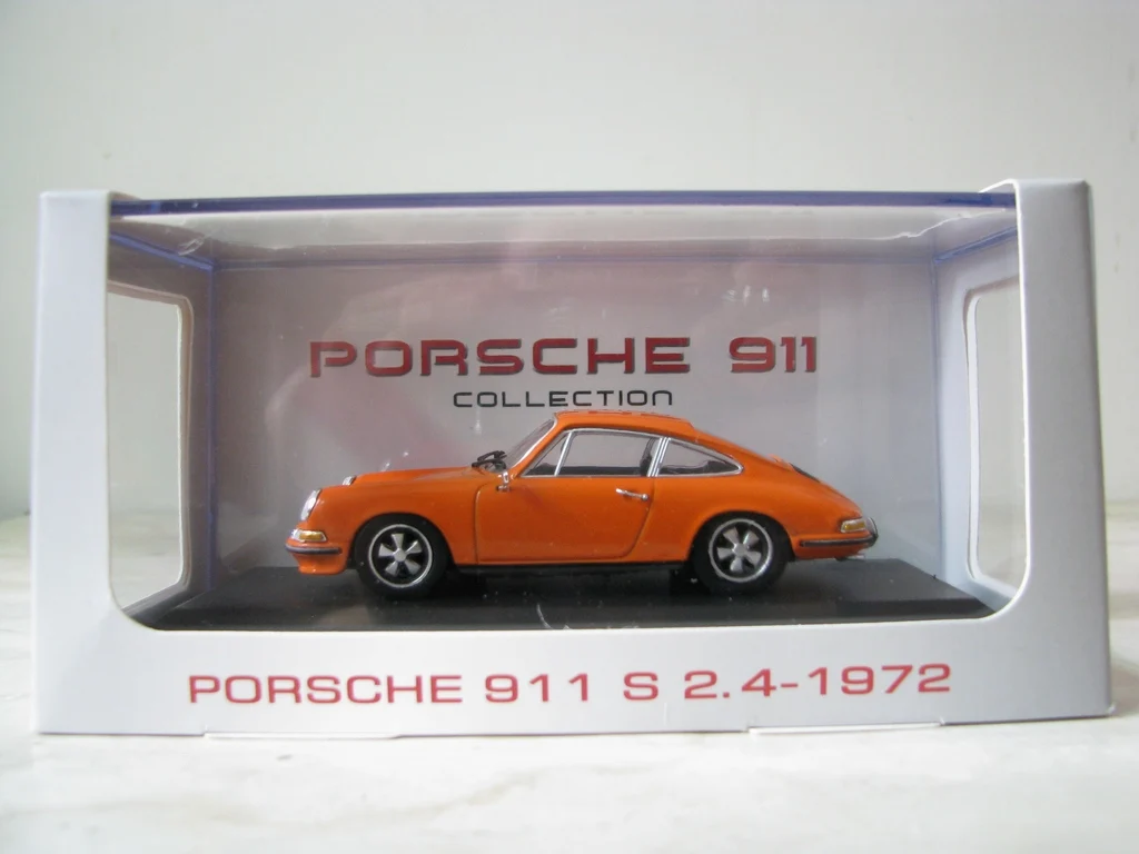 

Diecas 1:43 Масштаб ATLAS Porsche 911 S 2,4-1972 Модель автомобиля из сплава Коллекционная игрушка в подарок Сувенир Дисплей Орнамент