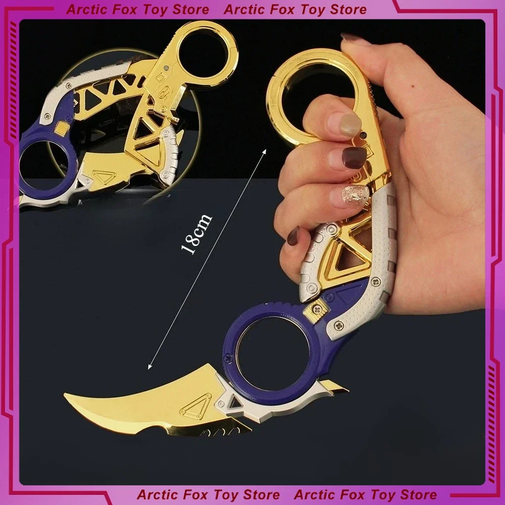 โมเดลโลหะของเล่นเกม APEX ขนาด 18 ซม. ของตกแต่งโต๊ะทำงานแบบพับได้ ของขวัญวันเกิดและเทศกาล