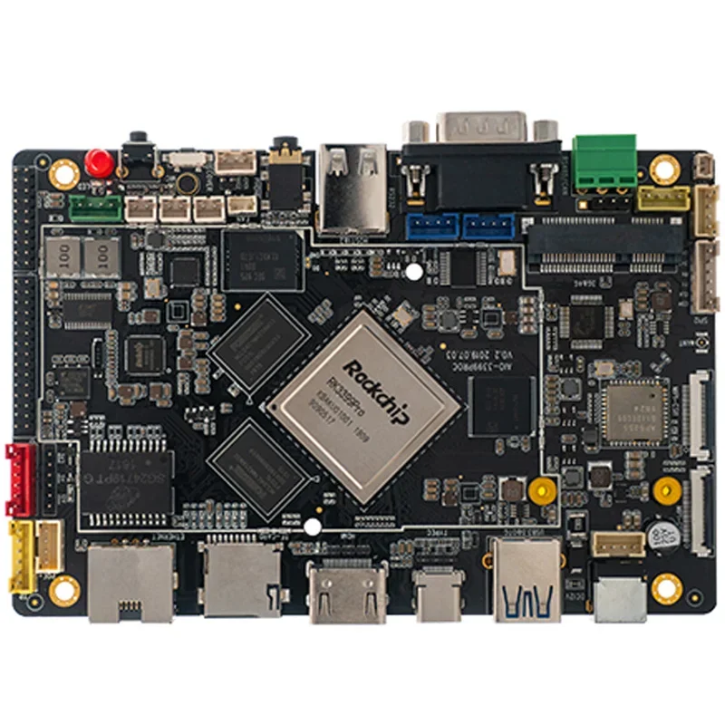 AIO-3399ProC RK3399Pro Six-Core High-Performance Artificial Intelligence Motherboard Singleboard Computer Linux+QT/Android/Ubunt