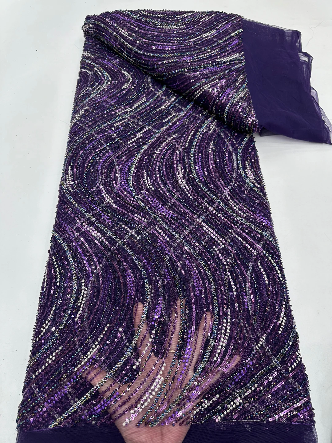 

Роскошная французская вышивка, тяжелая кружевная ткань с блестками для свадьбы, африканская нигерийская последняя мода 2026, элитная мода