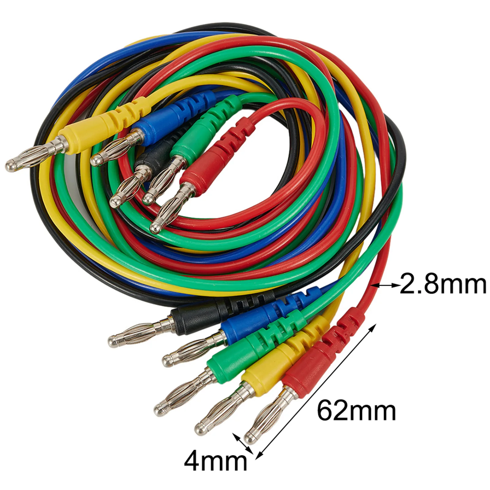 

Test Leads 4mm Banana to Banana with 10PCS Magnetic Connectors for Robust Connections in Thermostats and Sensors