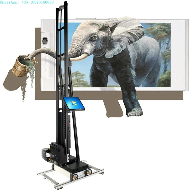 Good printer supports customize 3d vertical wall printer with high resolution and high quality