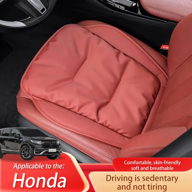 Car Seat Cushion Luxury Leather Support Pad High Rebound Sponge Seat Cover For Honda CRV