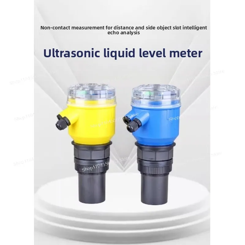 Industrial Non-Contact Ultrasonic Level Sensor, 4-20mA/RS485/Relay Output, High-Precision Level Transmitter