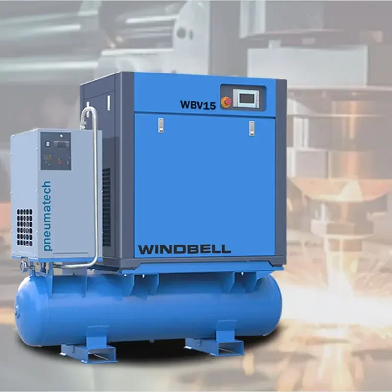 

New Hot Sales 7.5kw 15kw 22KW Compressor Screw Air Screw Compressor With Air Dryer And Air Tank Screw Compressor
