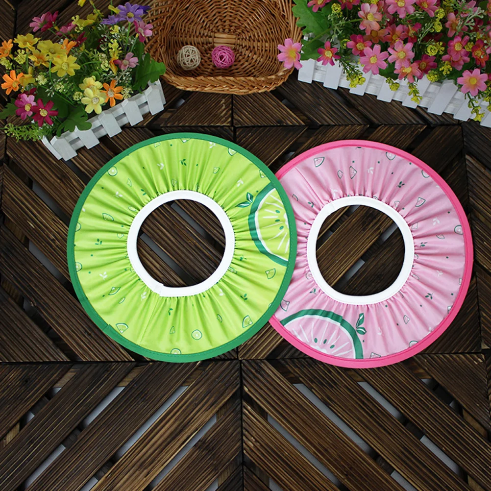 Baby Shampoo Shower Visor Shield Safe Adjustable Bathing Ear Protect EVA Hat for Child Kid (Green) baby shower cap