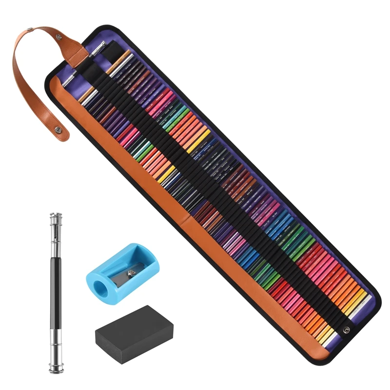 Color Lead 72 Color Color Pencil Set Roller Blind Set Ily Colored Pencils With Rubber Pencil Sharpener Extender